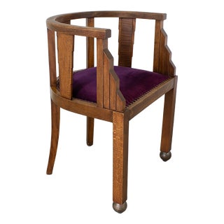 Art Deco Desk Chair, 1920s For Sale