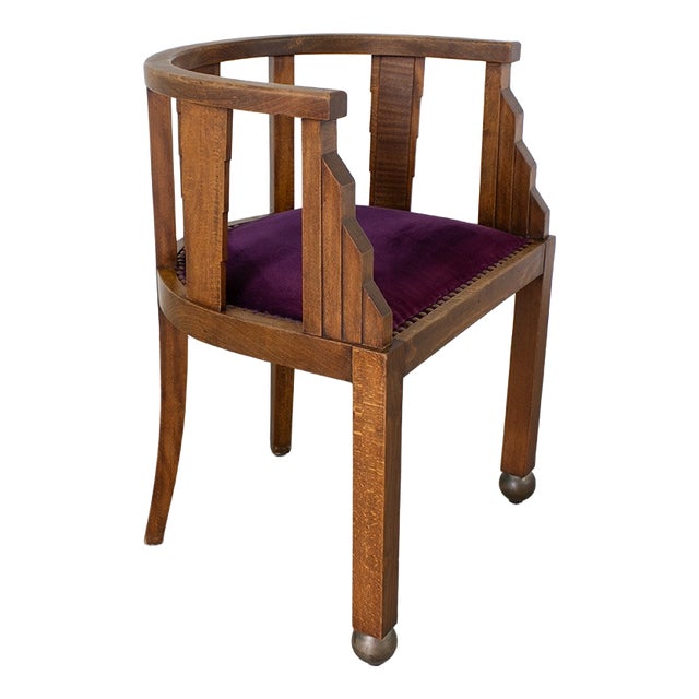 Art Deco Desk Chair, 1920s For Sale