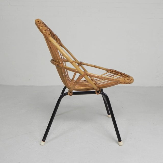 Vintage Bamboo Chair by Rohe Noordwolde, 1960s For Sale - Image 15 of 18