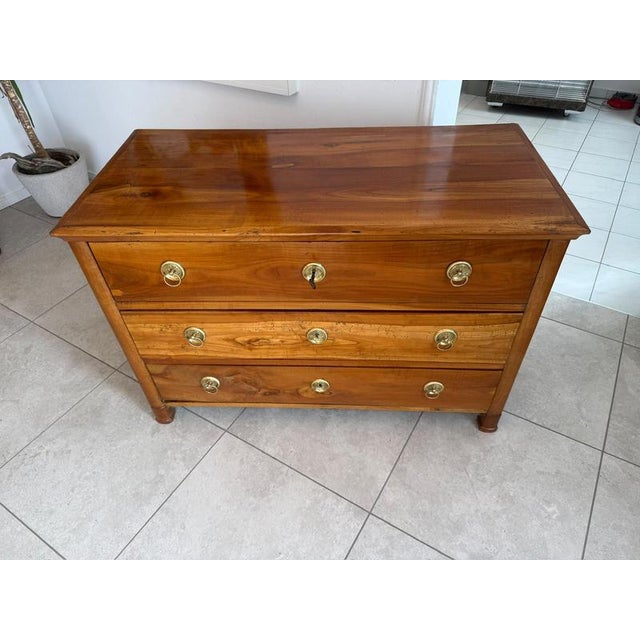 Biedermeier Chest of Drawers in Cherrywood For Sale - Image 17 of 18