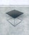 Sleek Design Metal & Fumé Glass Square Side Table, 1970s For Sale - Image 11 of 13