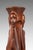 Mid-Century Modern Gothic Hand-Sculpted Oversized Candle Stick Holder Carved From Solid Teak, Usa, C. 1960s For Sale - Image 11 of 14