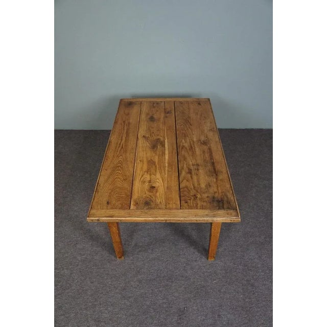 Wood Antique French Coffee Table For Sale - Image 7 of 11