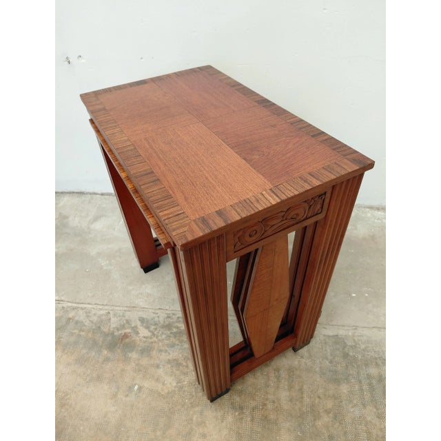 Art Deco Nesting Tables, 1930s, Set of 3 For Sale - Image 10 of 16
