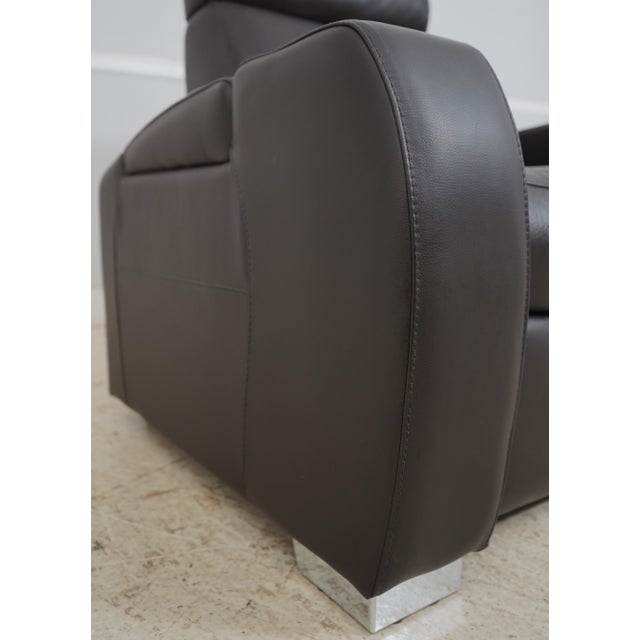 Black Palliser Lemans Leather Home Theater Power Recliner For Sale - Image 8 of 18