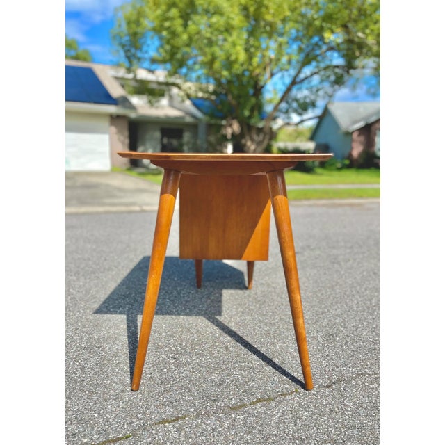 Mid Century Modern Maple Writing Desk | by Paul McCobb for Winchendon Planner Group Furniture For Sale In Tampa - Image 6 of 12