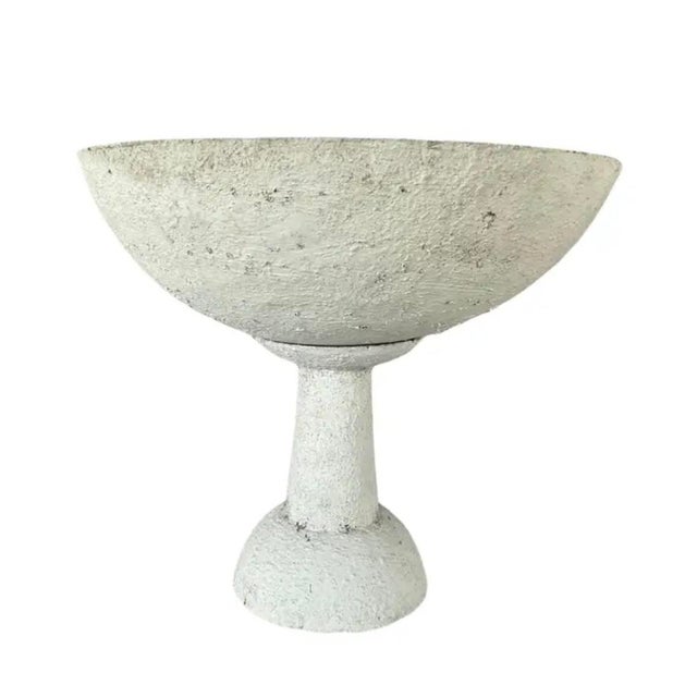 Cast Stone/Pottery Planters, a Pair, in the Style of Willy Guhl For Sale - Image 11 of 12