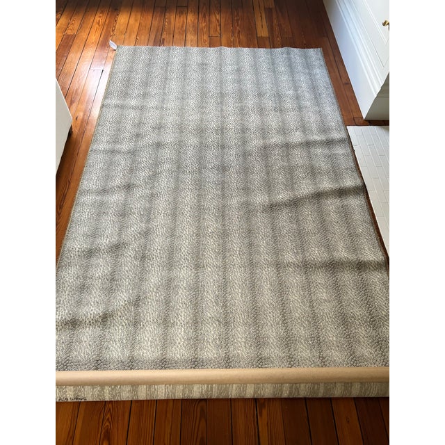 Linen velvet "spots" on an ombre cotton epingle ground give this animal-inspired design a rich texture. Nakura Linen adds...