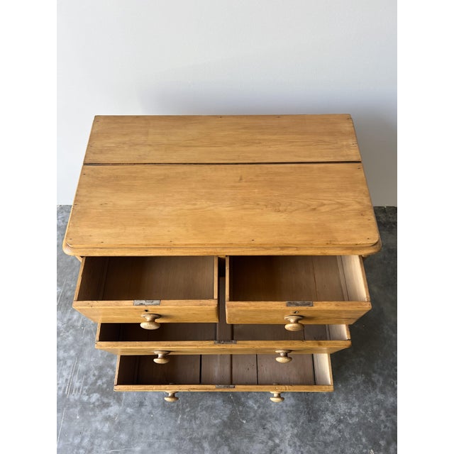Tan Antique English Pine Chest of Drawers | Dresser For Sale - Image 8 of 8