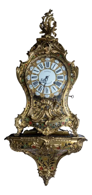 Grand Cartel Clock with Console by Balthazar Lieutaud & Joffroy in Besançon