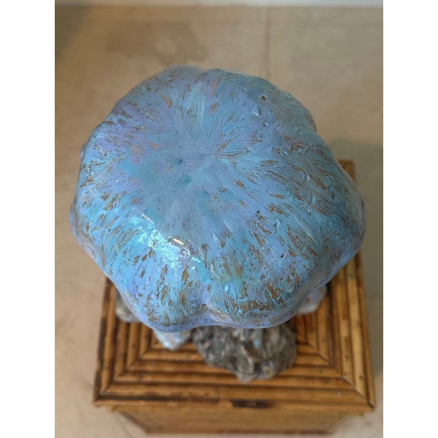 Vintage Signed 1970’s Ceramic Brutalist Sculpture For Sale - Image 9 of 17
