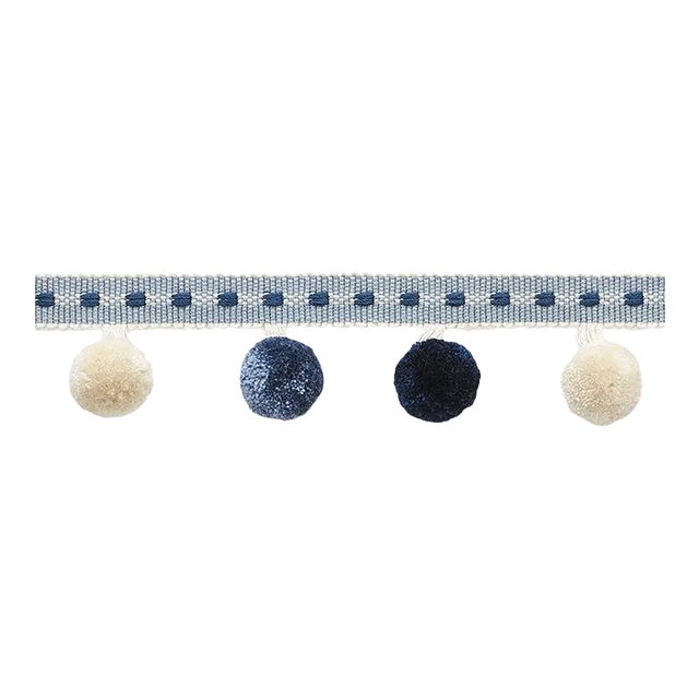 Sample - Schumacher Poms in Blue For Sale