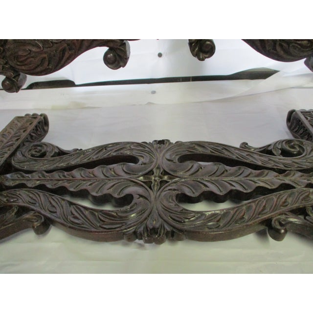 Mid 19th Century Antique Indian British Raj Rosewood Weaving Stand 19th Century For Sale - Image 5 of 17