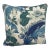 Carole Fabrics Playing Koi in Nile Blue Pillow For Sale