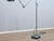 Industrial Adjustable Floor Lamp in Green Hammertone, 1960s For Sale - Image 4 of 12