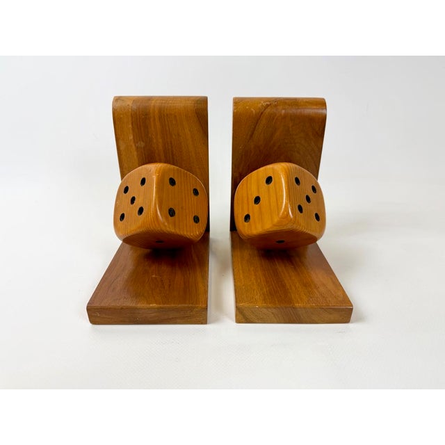 Mid-Century Dice Bookends, 1960s, Set of 2 For Sale - Image 4 of 11