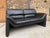 Two-Seater Sofa in Black Genuine Leather by Hans Kaufeld for de Sede, 1980s, in Very Good conditions. Designed 1980 to...