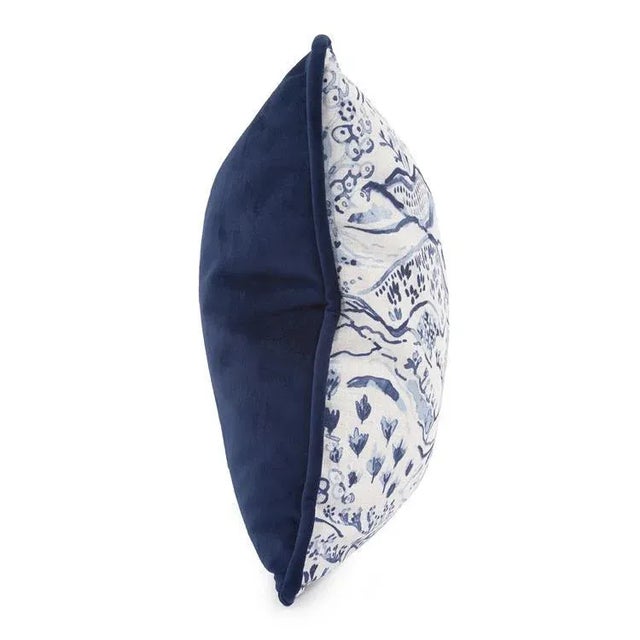 Textile Kenneth Ludwig Chicago Fable Royal 20" Sq. Down Pillow For Sale - Image 7 of 8