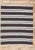 Vintage Striped Indian Kilim Rug - 04'09 X 05'11 For Sale - Image 9 of 9