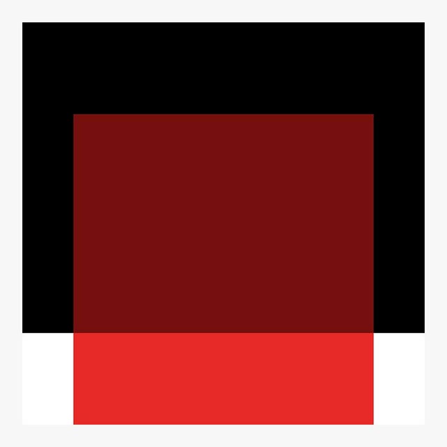 Mid-Century Modern The Interaction of Black and Red Fine Art Print 16" X 20" by Liz Roache For Sale - Image 3 of 5