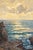 Luminous early 20th Century seascape of Capri on Amalfi Coast by Albert Wenk (German, 1863-1934), 1913. Signed and dated...