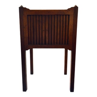 1990s John Richard European Crossroads Tambour Front Side / End Table For Sale