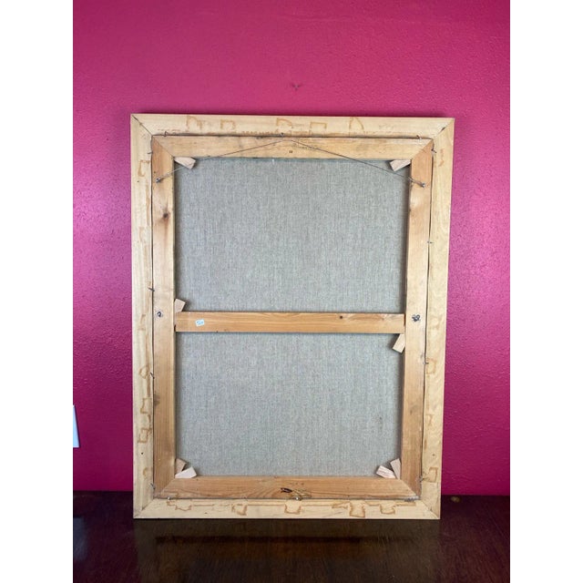 Original Maurice Potier Oil on Canvas | French Contemporary Portrait Painting, Paris, Circa 1991 For Sale - Image 10 of 13