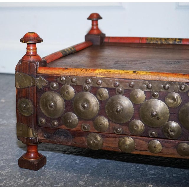 Primitive Oriental Asian Side Tables, Set of 2 For Sale - Image 5 of 18