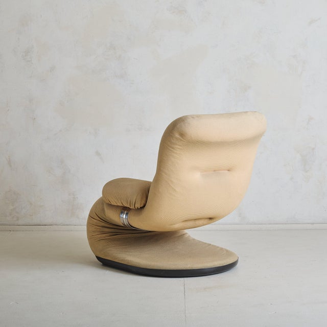 1970s Italian ‘Girasole’ Lounge Chair by Citterio & Nava for 4P, 1970s For Sale - Image 5 of 11