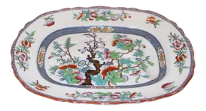 Mid 19th Century English Staffordshire Minton Pattern Platter