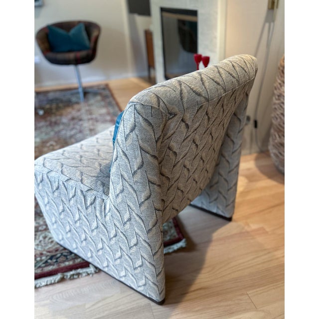 Mid-Century Modern Contemporary Arhaus Reyna Accent Chair in Olive For Sale - Image 3 of 7