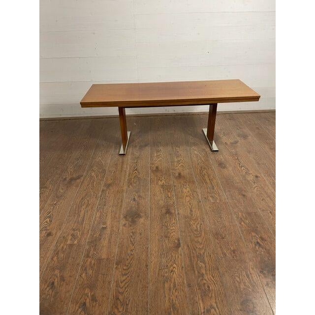 1970s Vintage Coffee Table with Chrome Legs, 1970s For Sale - Image 5 of 5