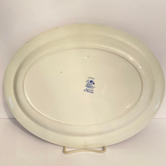 Lovely platter made in England by Wood & Sons. Stamped on back 27. Circa 1927. • The Registration Number (Rd No 656368):...