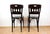 Black Art Nouveau Bentwood Chairs attributed to Kohn, Vienna, 1910s, Set of 2 For Sale - Image 8 of 14
