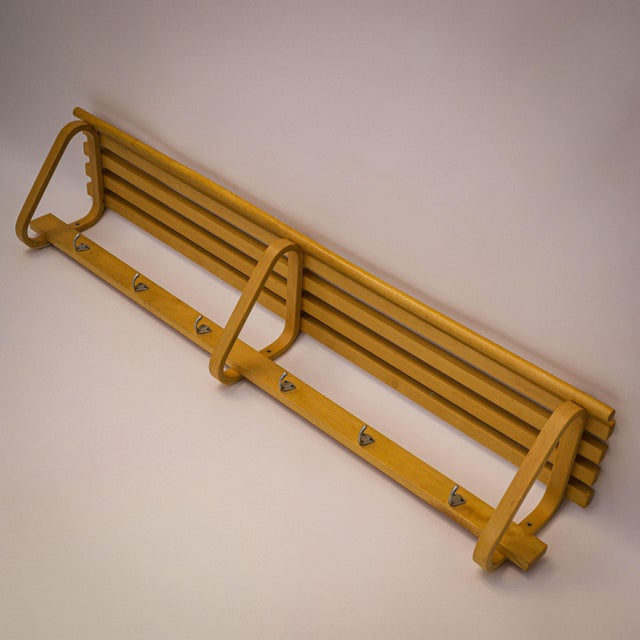 Model 109C Coat Rack by Alvar Aalto for Artek, 1960s, in Good conditions. Designed 1920 to 1949 This piece is attributed...