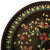 Black Antique Chinese Qing Dynasty 1644-1911 Enamel on Copper Cloisonne Plate Bowl For Sale - Image 8 of 11