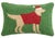 A festive way to spruce up your home for the holidays and winter season! 100% wool hooked throw pillow / accent pillow....