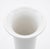 Traditional Decorative Ceramic Vases: White Classic Vase and Brown Indented Accent For Sale - Image 3 of 7