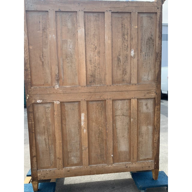 Early 19th Century Italian Neoclassic Painted Armoire For Sale - Image 9 of 17