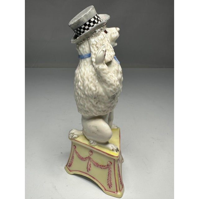Nymphenburg Porcelain Nymphenburg Porcelain Circus Poodle Figurine by Luise Terletzki-Scherf For Sale - Image 4 of 10