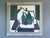 GREEN VESSELS & HOUSE FORM Oil on canvas Size: 24.8 x 26.8 inches (including frame) A brilliantly executed and richly...