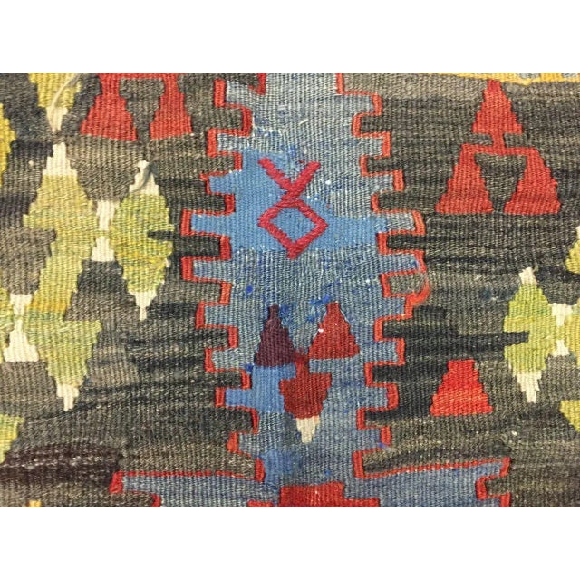 1960s Vintage Turkish Kilim Rug For Sale - Image 5 of 10