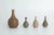 Small Mid-Century Scandinavian Modern Collectible Brown Stoneware Vases by Gunnar Borg for Höganäs Ceramics, 1960s, Set of 4 For Sale - Image 11 of 11