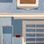Back Door by Justin Wheatley | Acrylic on Panel Abstract depiction of a building's back entrance. For Sale