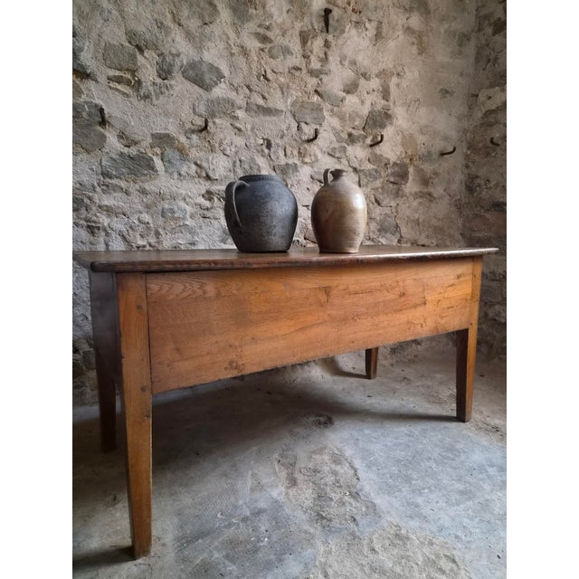 Antique French Oak Flour Chest, 1800s For Sale - Image 10 of 18