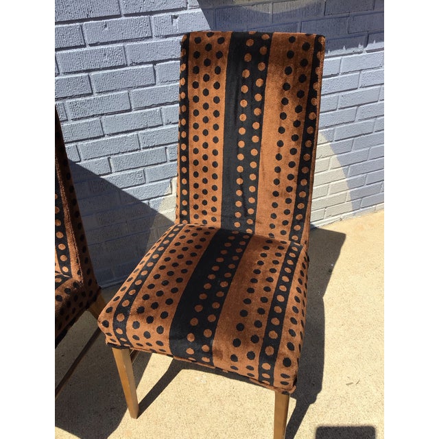 Wood Mid- Century Pair of Mod Dining Chairs For Sale - Image 7 of 11