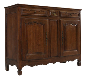 Antique Flemish Oak Cabinet, 1850s