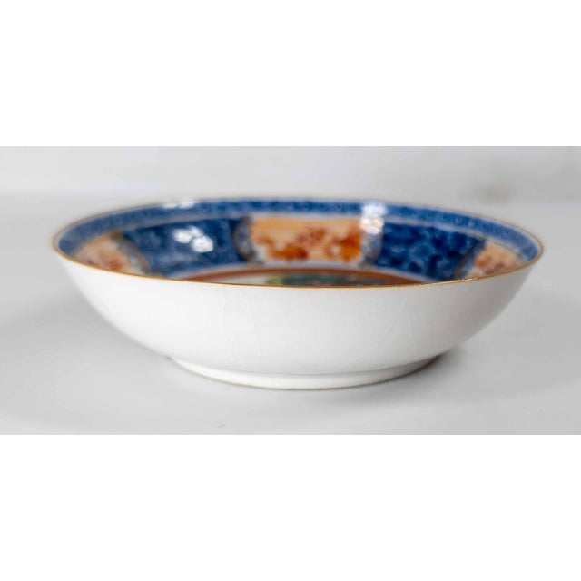 19th Century Chinese Export Rose Mandarin Palette Teacup and Saucer For Sale - Image 4 of 18