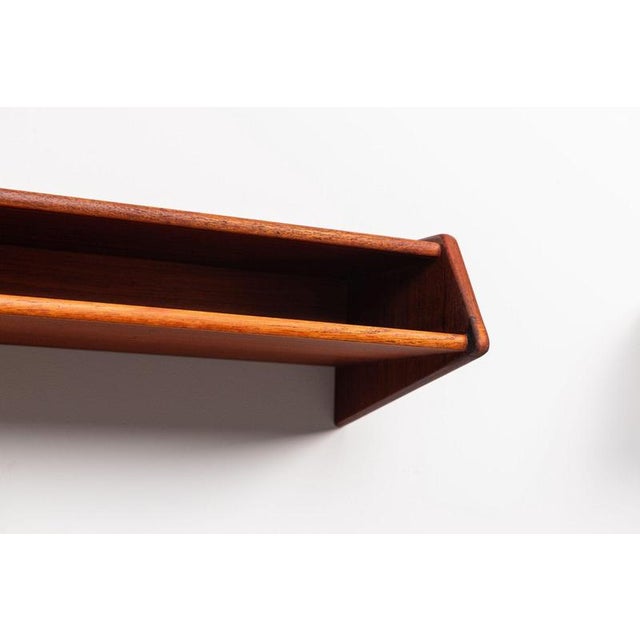 No. 24 Floating Nightstands in Teak by Aksel Kjersgaard, Odder, Denmark 1960, Set of 2 For Sale - Image 13 of 15