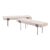 A Pair of Upholstered Iron Benches. Contemporary. For Sale